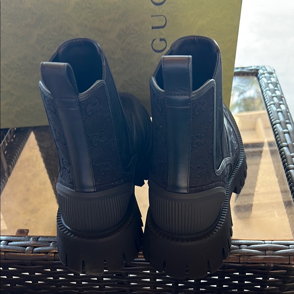 Gucci Men GG Ankle Boots - Picture 4 of 15